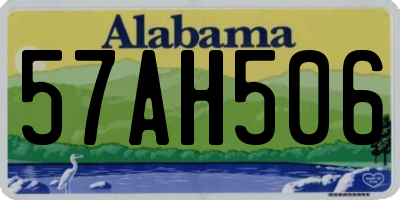 AL license plate 57AH506