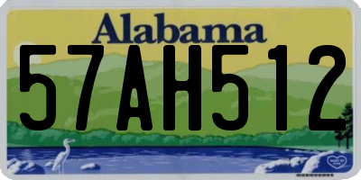 AL license plate 57AH512
