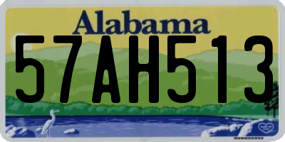 AL license plate 57AH513