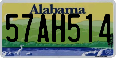 AL license plate 57AH514