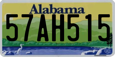 AL license plate 57AH515