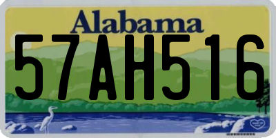 AL license plate 57AH516