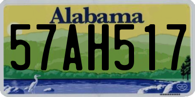 AL license plate 57AH517