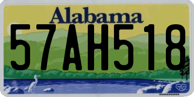 AL license plate 57AH518