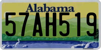 AL license plate 57AH519