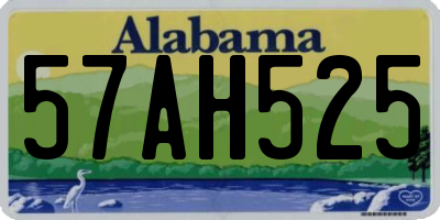 AL license plate 57AH525