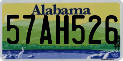AL license plate 57AH526