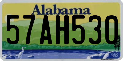AL license plate 57AH530