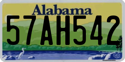 AL license plate 57AH542