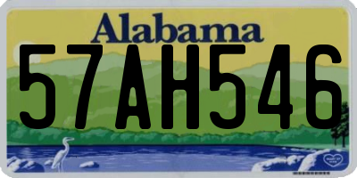 AL license plate 57AH546