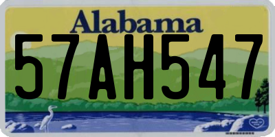 AL license plate 57AH547