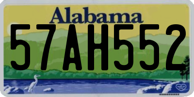 AL license plate 57AH552