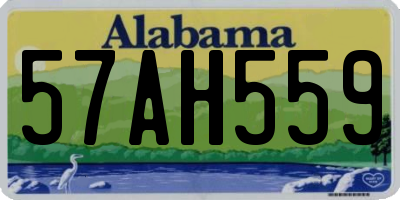 AL license plate 57AH559