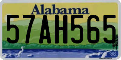 AL license plate 57AH565
