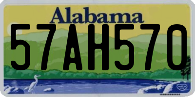 AL license plate 57AH570