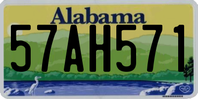 AL license plate 57AH571