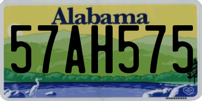 AL license plate 57AH575