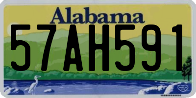 AL license plate 57AH591
