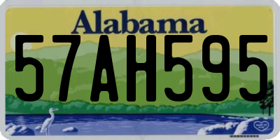 AL license plate 57AH595