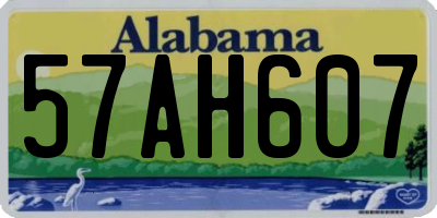 AL license plate 57AH607