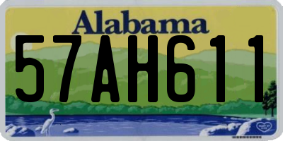 AL license plate 57AH611