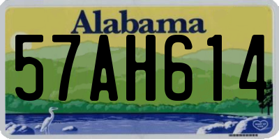 AL license plate 57AH614