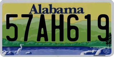 AL license plate 57AH619
