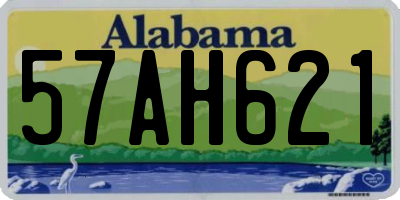 AL license plate 57AH621