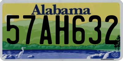 AL license plate 57AH632