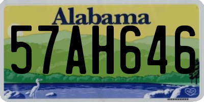 AL license plate 57AH646