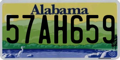 AL license plate 57AH659