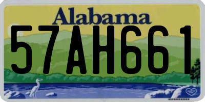 AL license plate 57AH661