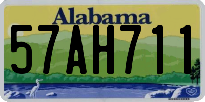 AL license plate 57AH711