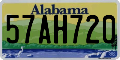AL license plate 57AH720