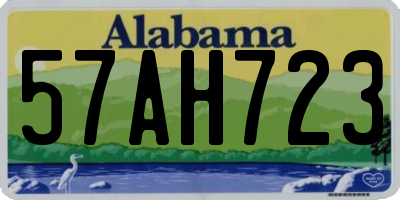 AL license plate 57AH723