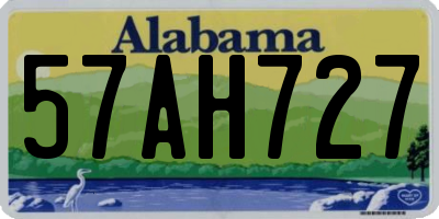 AL license plate 57AH727