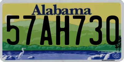 AL license plate 57AH730