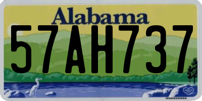 AL license plate 57AH737