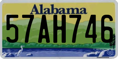 AL license plate 57AH746