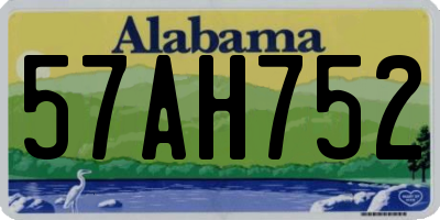 AL license plate 57AH752