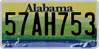AL license plate 57AH753