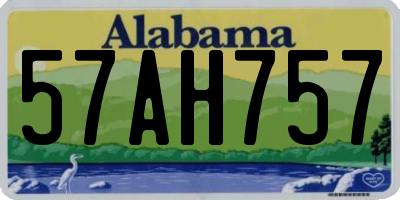 AL license plate 57AH757
