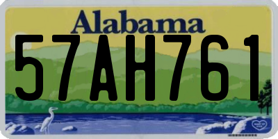 AL license plate 57AH761