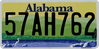 AL license plate 57AH762