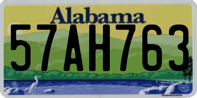 AL license plate 57AH763