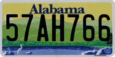 AL license plate 57AH766