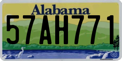 AL license plate 57AH771