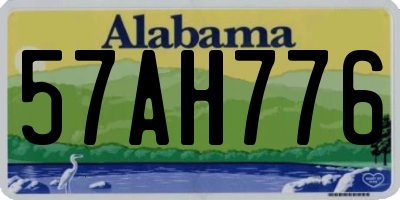 AL license plate 57AH776