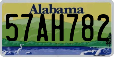 AL license plate 57AH782