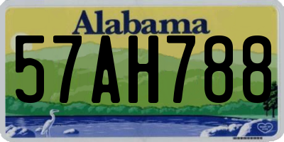 AL license plate 57AH788